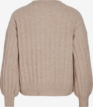 VILA Sweater 'TYCIA' in Beige