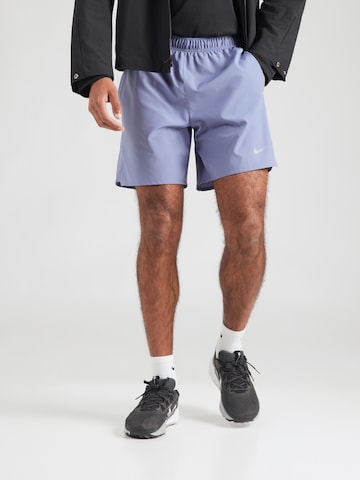 Regular Pantaloni sport 'CHALLENGER' de la NIKE pe mov: față