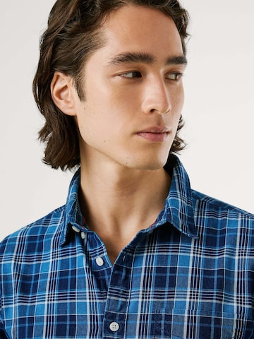 Pepe Jeans Regular fit Overhemd ' CORWIN ' in Blauw