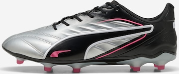 PUMA Обувь для футбола 'King Pro' в Серебристый: спереди
