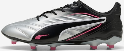 Futbolo bateliai 'King Pro' iš PUMA, spalva – avietinė / juoda / sidabrinė, Prekių apžvalga