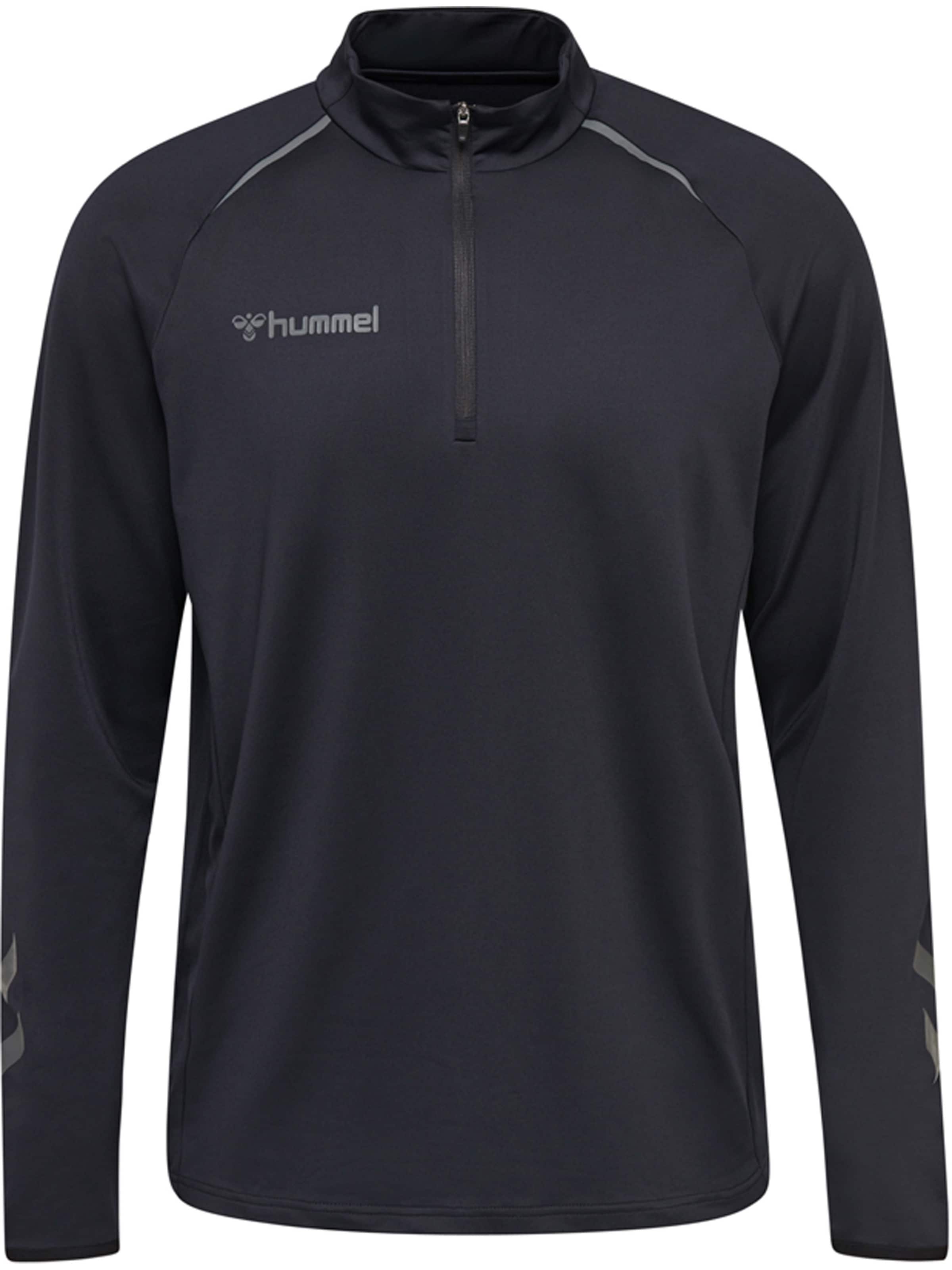 Hummel Sportsweatshirt in Grijs: voorkant