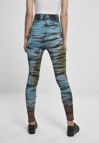 Urban Classics - Skinny Leggings em azul