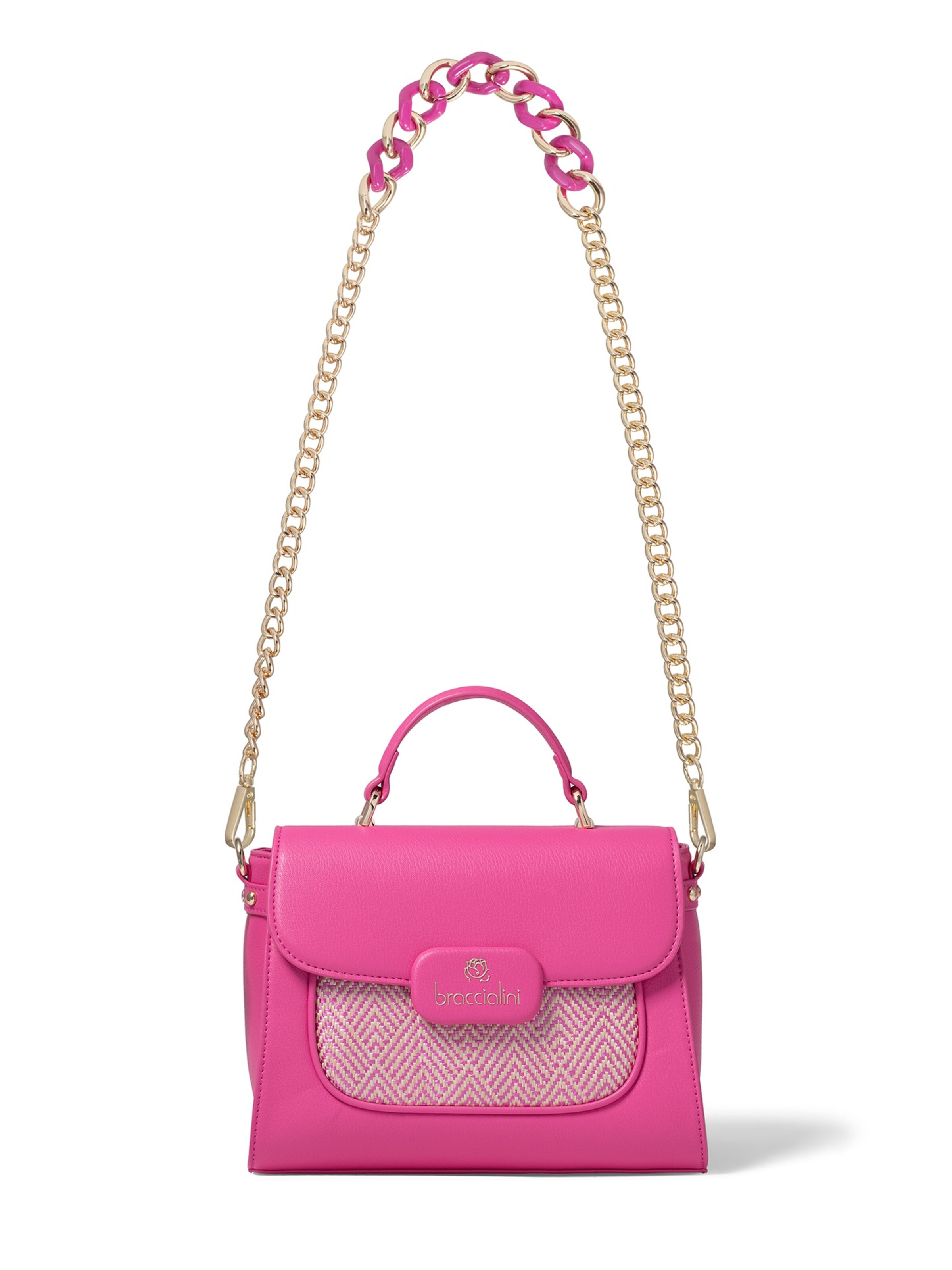 Sacs à main 'Erisma Chic' Braccialini en rose : devant