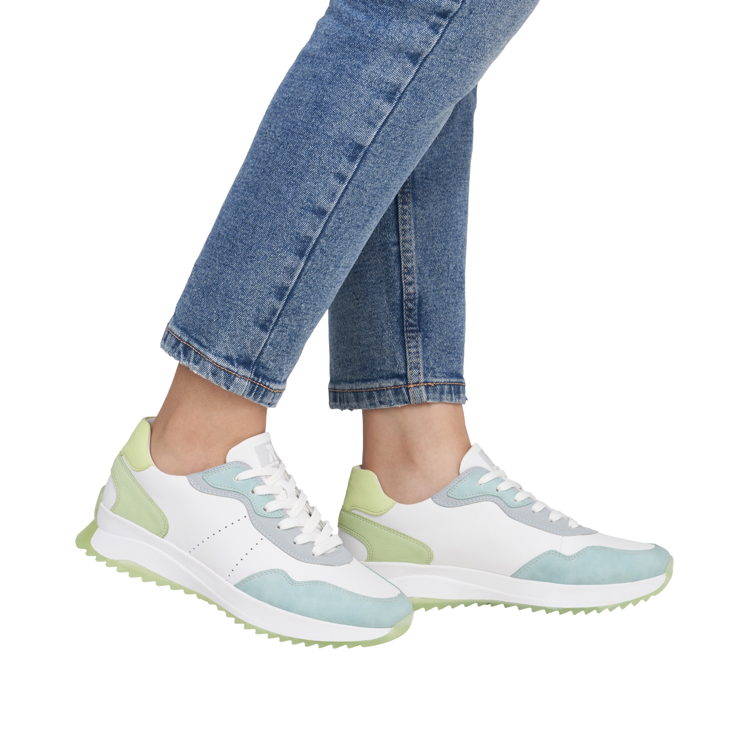 Sneaker bassa di Rieker in bianco