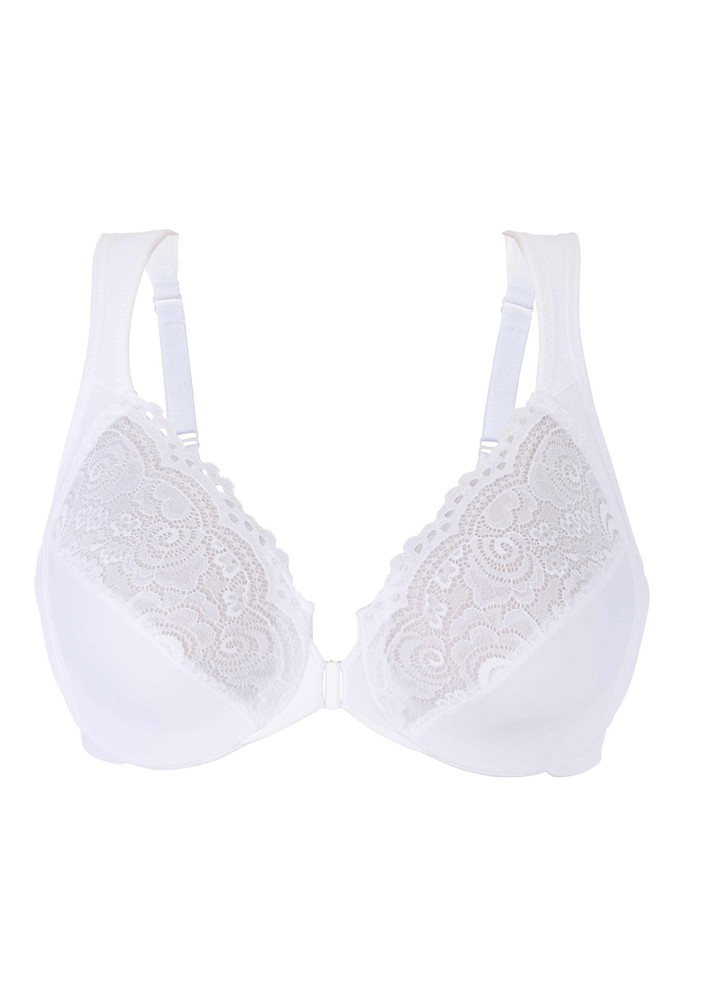 GLAMORISE T-shirt Bra in White: front