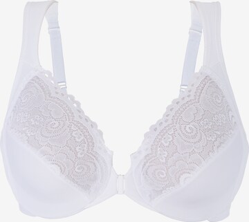 GLAMORISE T-shirt Bra in White: front