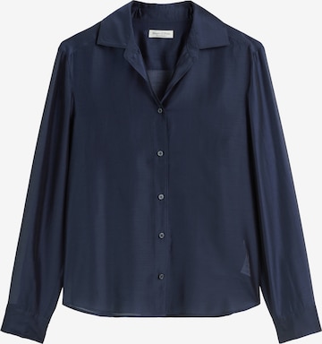 Marc O'Polo Blouse in Blauw: voorkant
