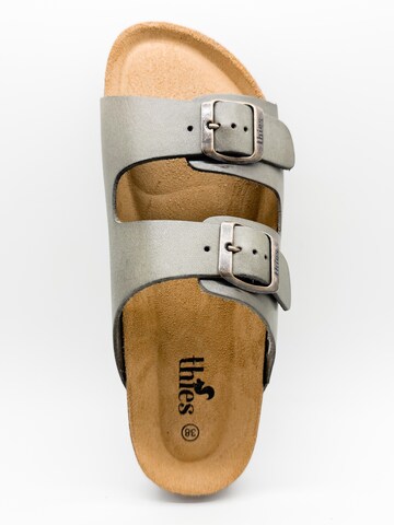 thies Pantolette 'Eco Leather Sandal' in Grün