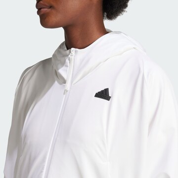 Veste de survêtement 'Z.N.E.' ADIDAS SPORTSWEAR en blanc