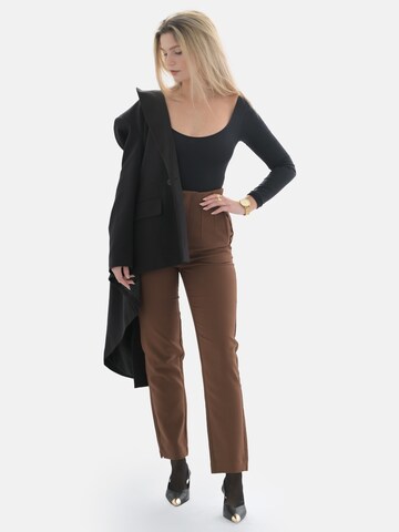 LEAFLETIC Regular Trousers 'Leafletic Women’s Long Pant' in Brown