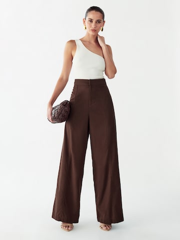 Willa Широкий Штаны 'Dayton' в Коричневый
