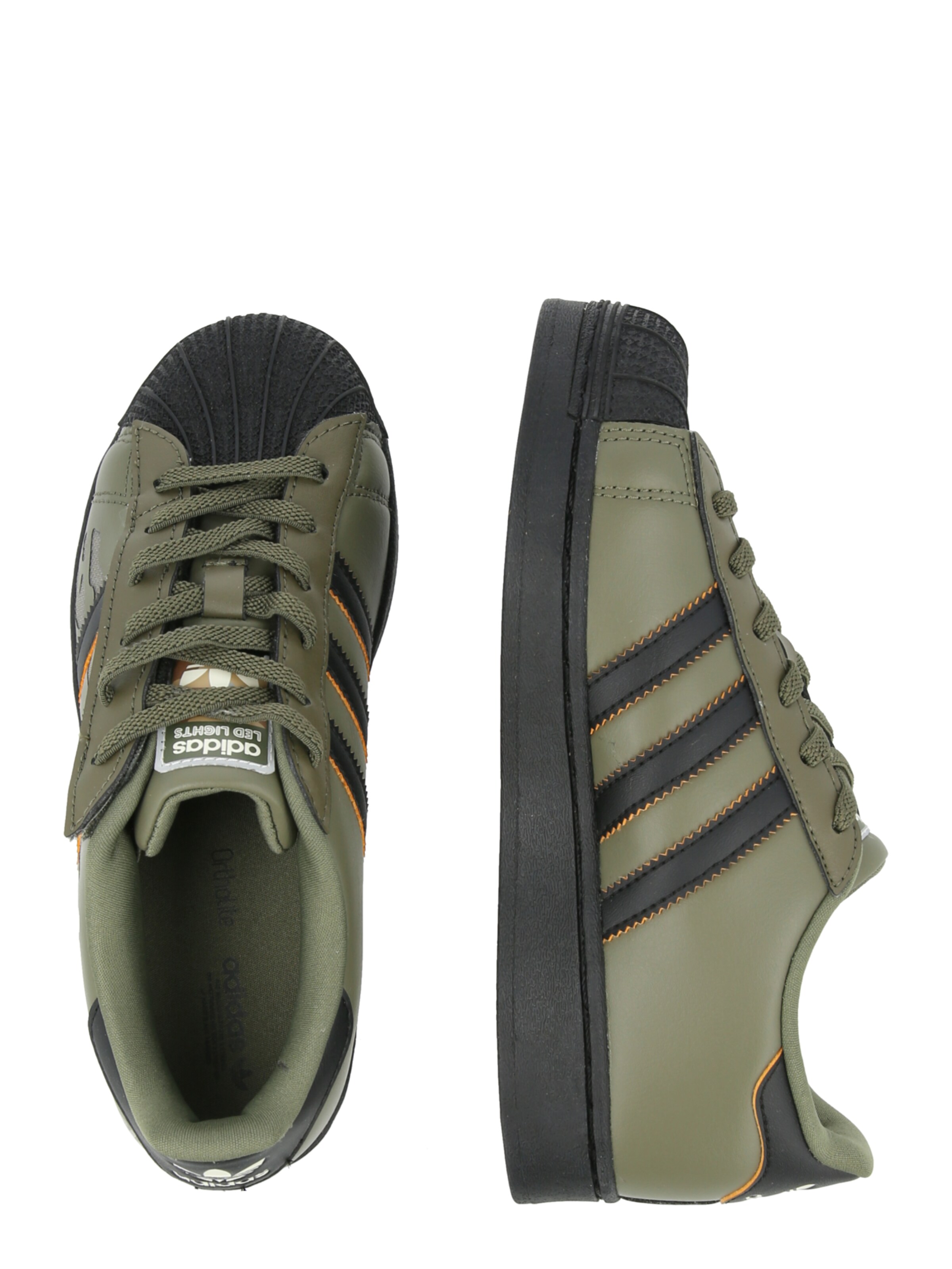 ADIDAS ORIGINALS Superge 'SUPERSTAR' | zelena barva