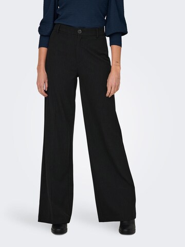 ONLY Wide leg Pleated Pants 'FLAX-DEVI' in Blue: front