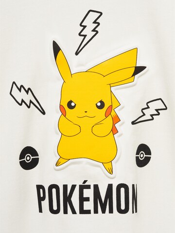MANGO KIDS Koszulka 'POKEONDA' w kolorze biały