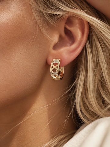 CHIVAL Earrings 'Geo Shine' in Gold