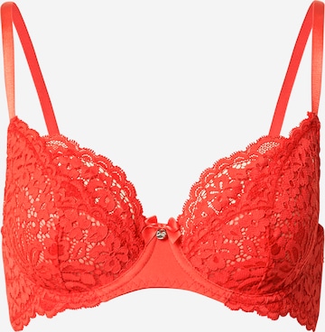 Hunkemöller Koszulkowy Biustonosz 'Rose' w kolorze czerwony: przód