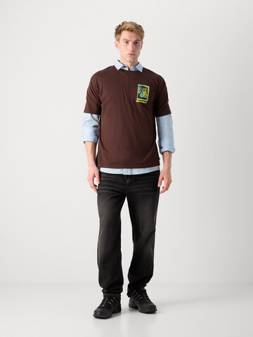 SCOTCH & SODA Μπλουζάκι σε καφέ