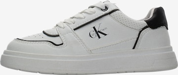 Calvin Klein Jeans Sneakers 'Manhattan' in Wit: voorkant