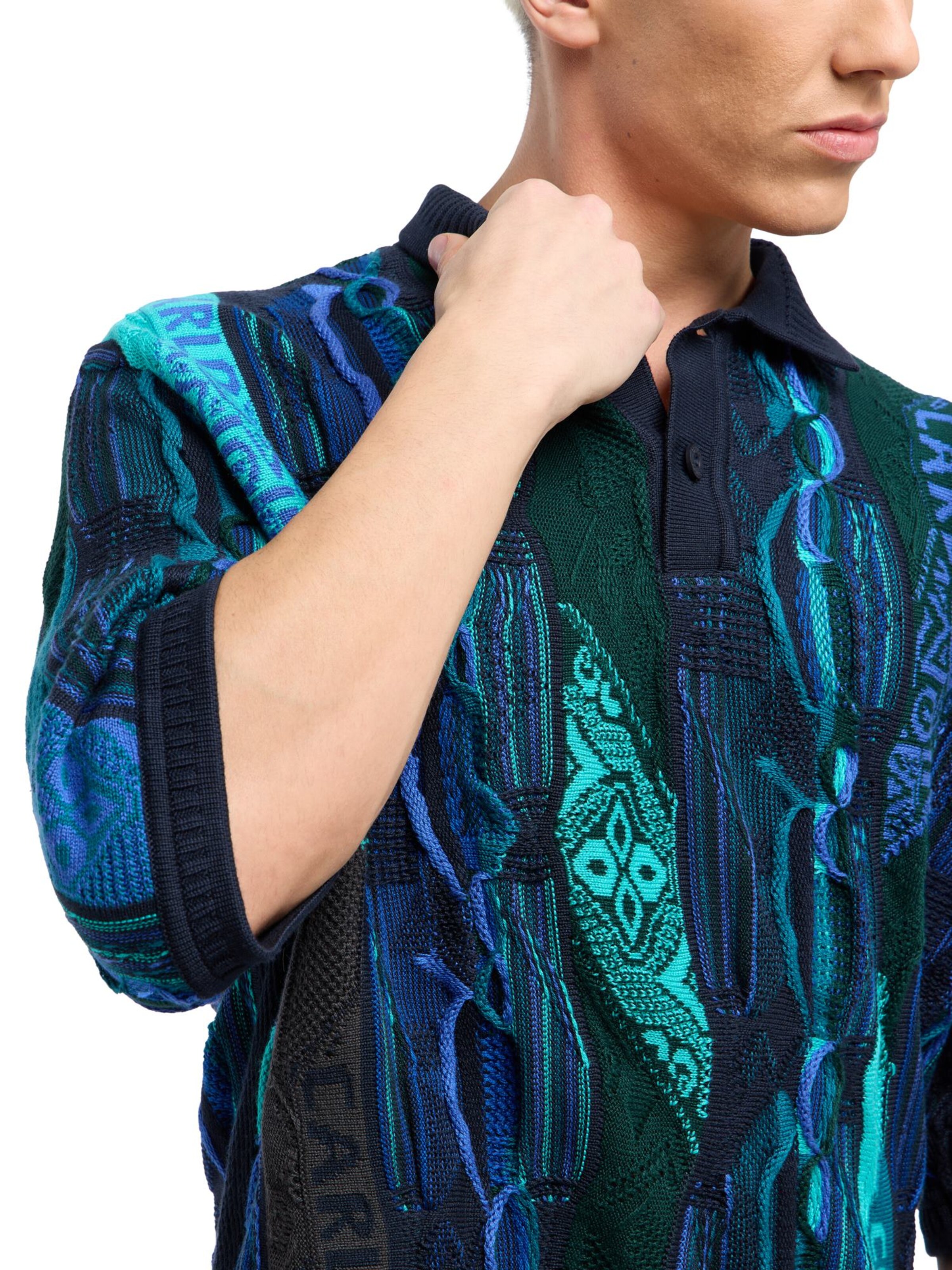 Carlo Colucci Poloshirt 'Erhard' in Blau