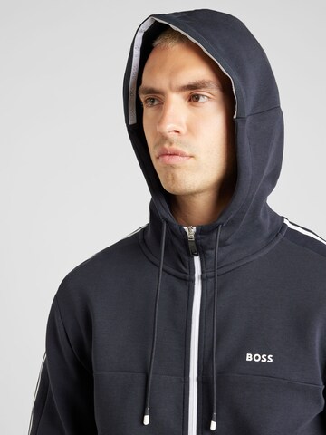 BOSS - Sudadera con cremallera 'Saggynos' en azul