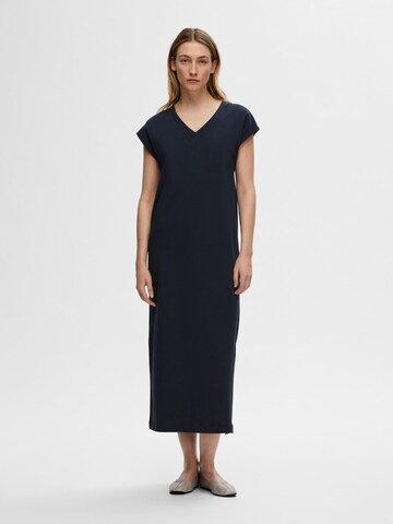 SELECTED FEMME Dress 'ESSENTIAL' in Blue: front