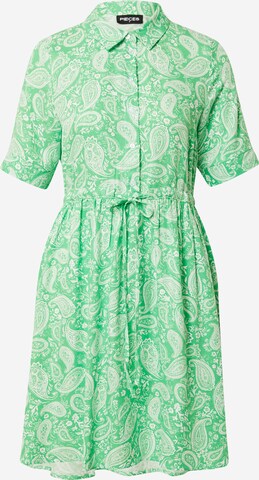 Robe PIECES en vert : devant