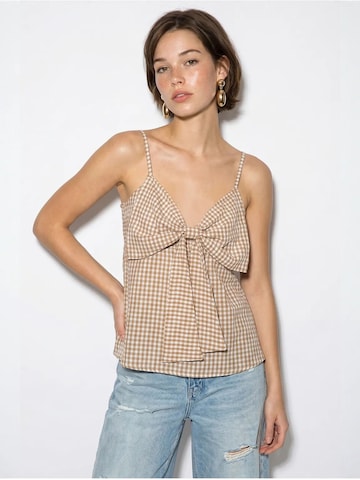 Bianco Lucci Blouse 'Blusen' in Beige