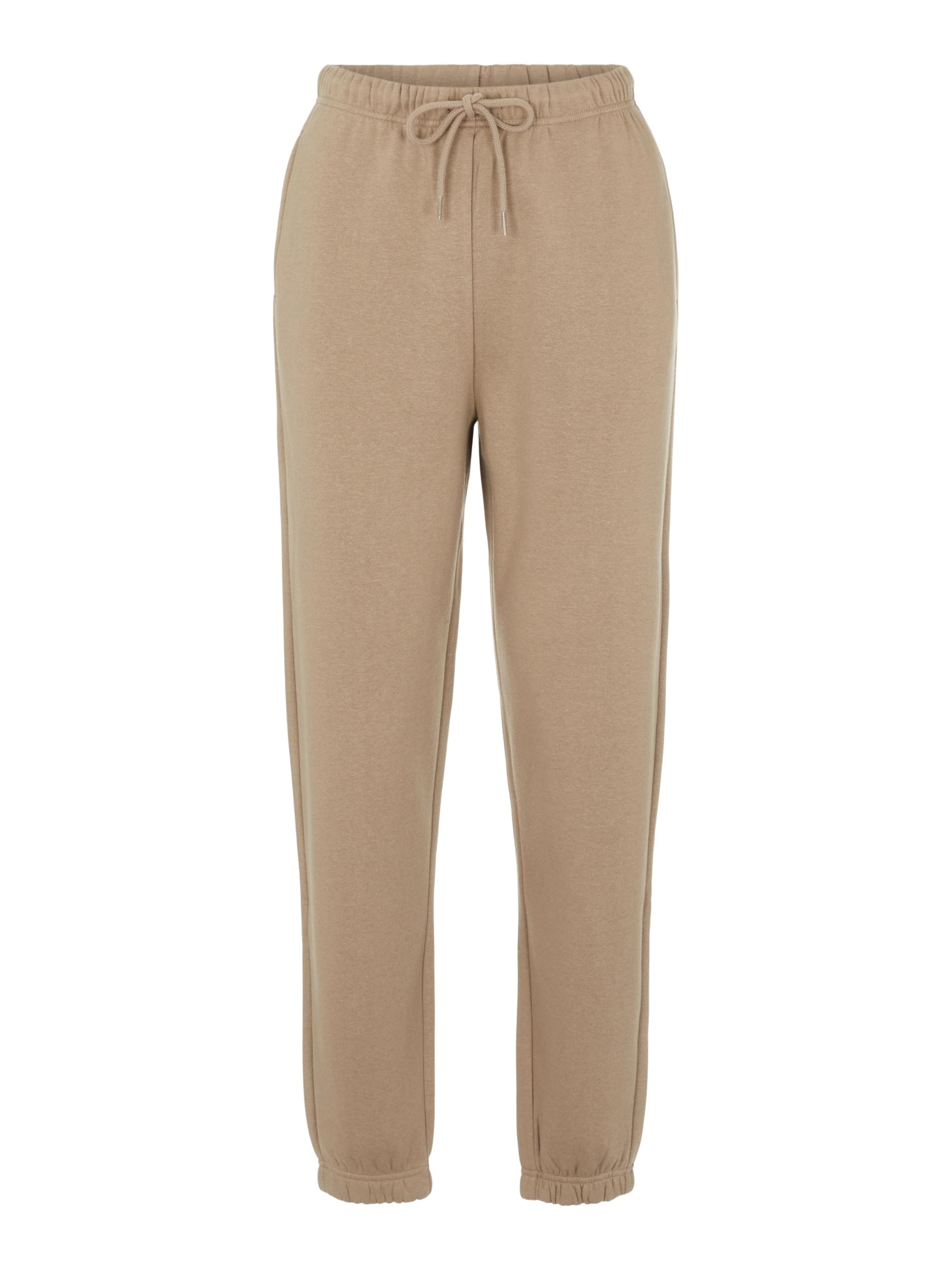 PIECES Tapered Trousers 'Chilli' in Beige: front