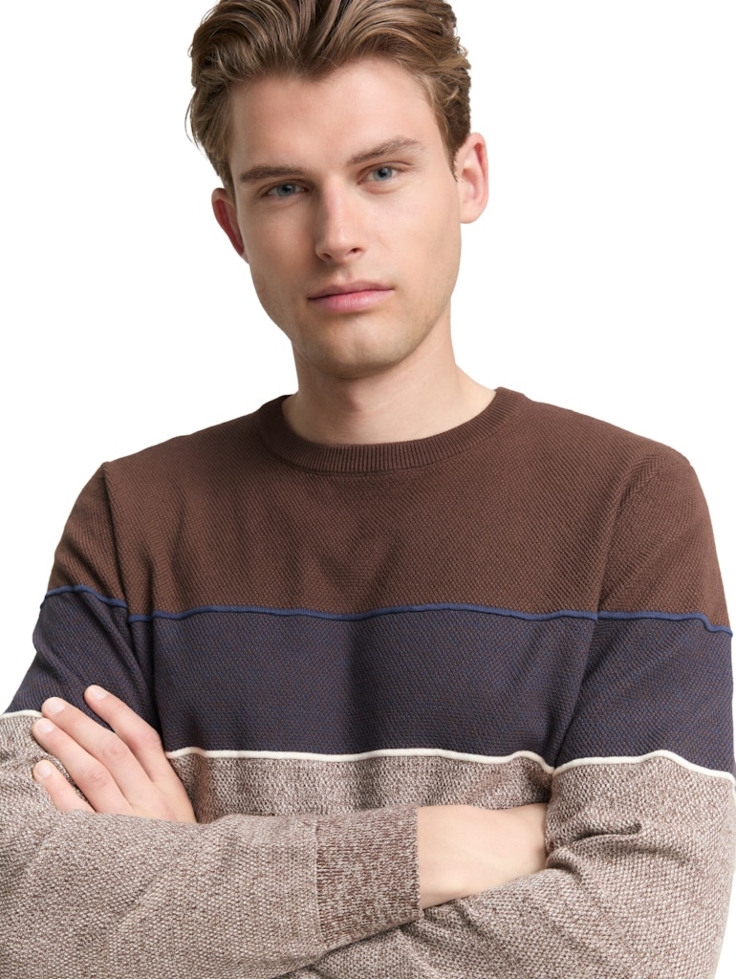 Pull-over TOM TAILOR en marron