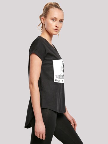 T-shirt 'Friends TV Serie Fountain Sketch' F4NT4STIC en noir