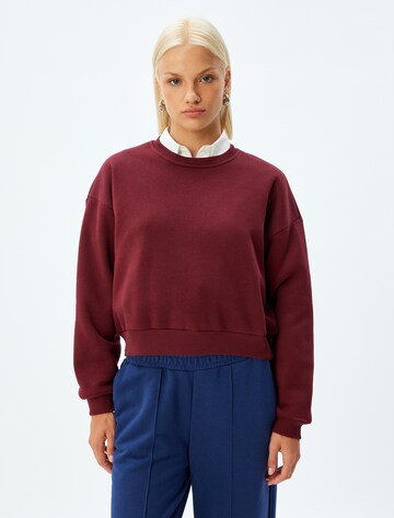 Koton Sweatshirt in Rood: voorkant