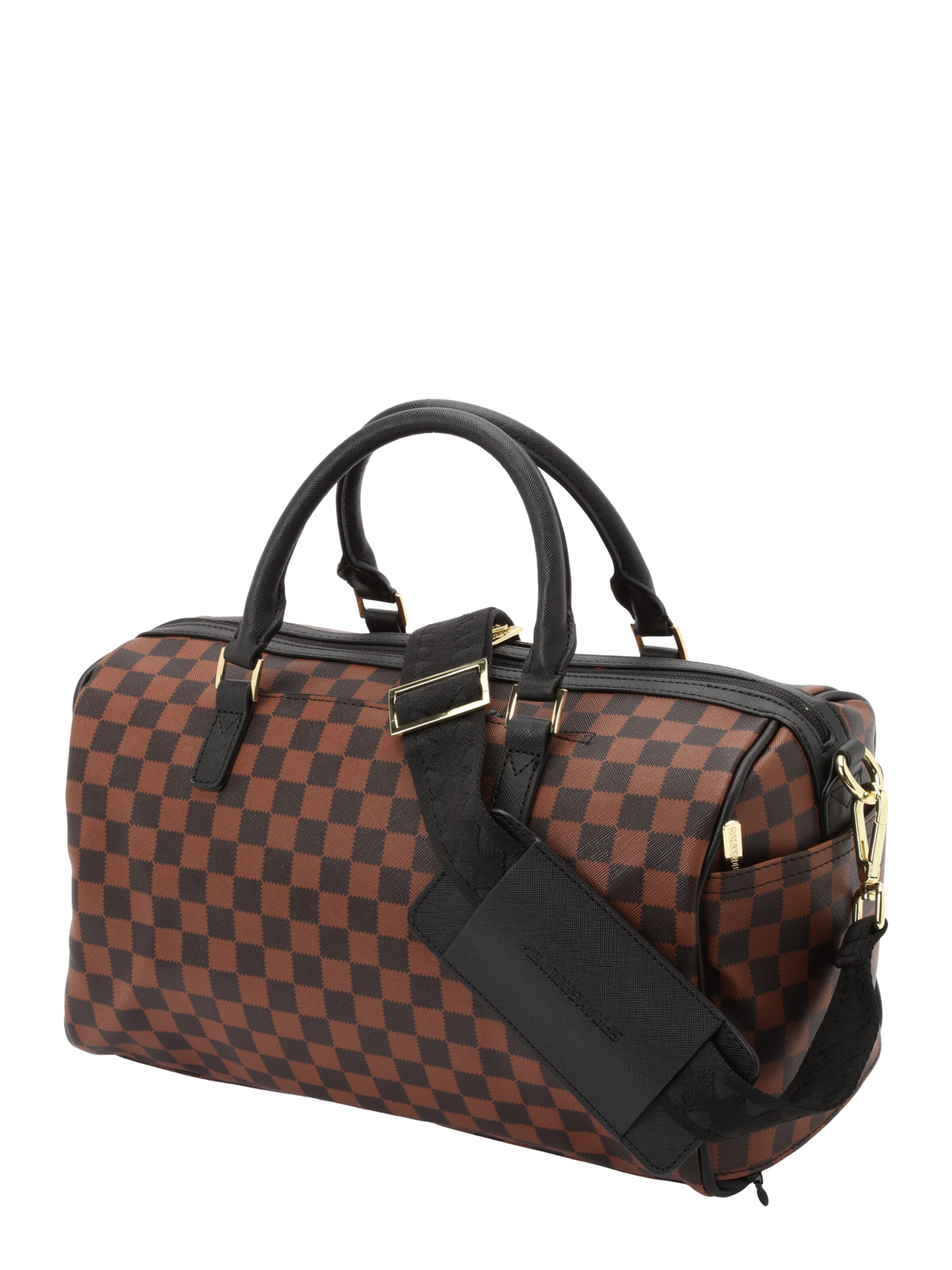 Sac de voyage 'SAWTOOTH SHARKS IN PARIS MINI DUFFLE' Sprayground en marron