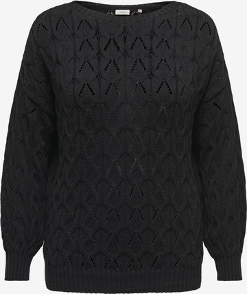 Pull-over ONLY Carmakoma en noir : devant