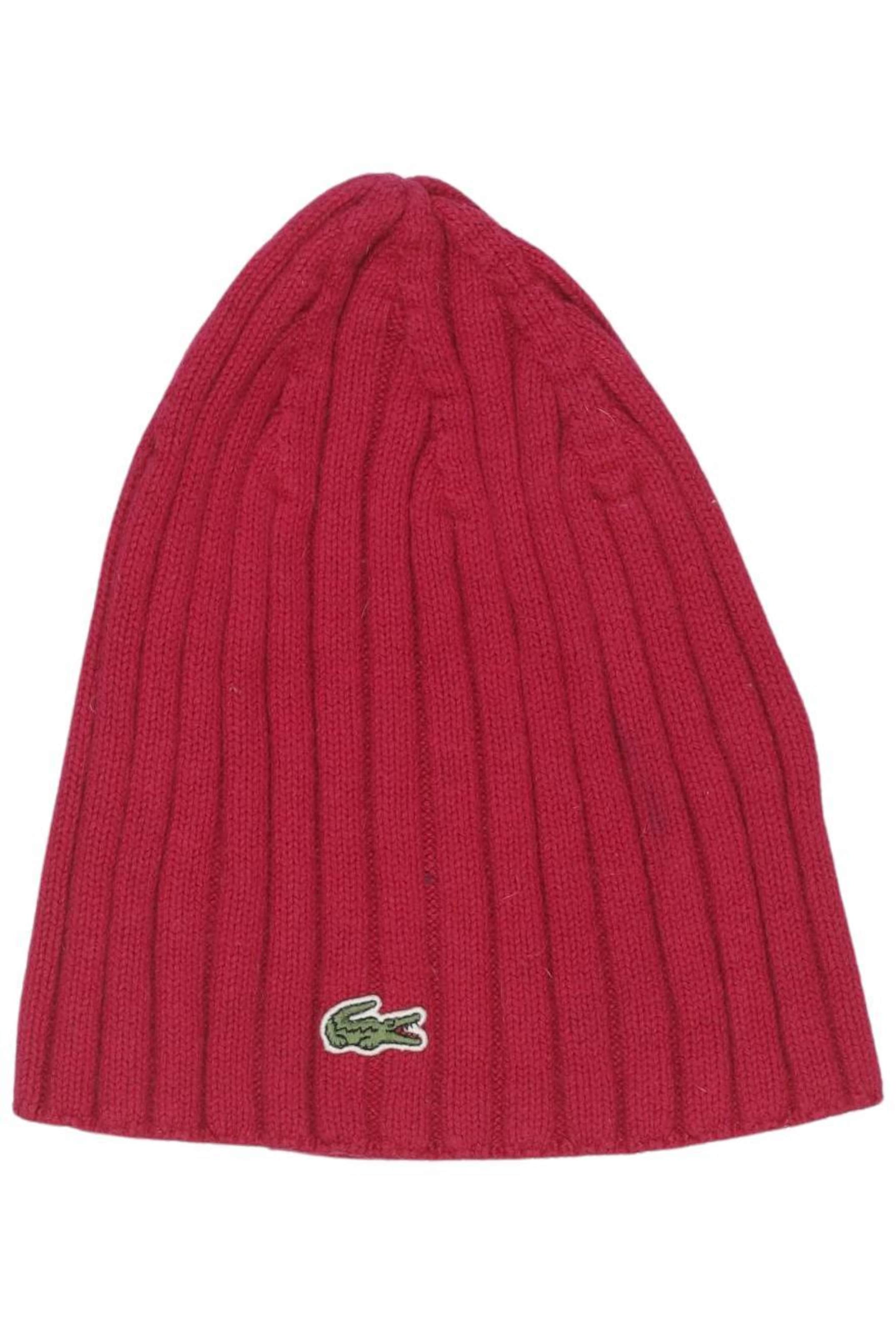 LACOSTE Hat & Cap in One size in Red: front