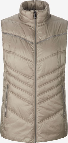 Anna Aura Bodywarmer in Beige: voorkant