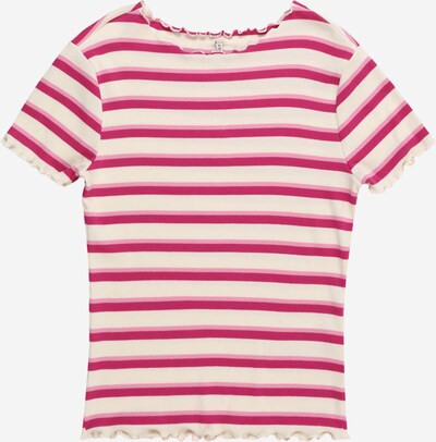 KIDS ONLY T-Shirt 'EVIG' en beige / fuchsia / rose, Vue avec produit