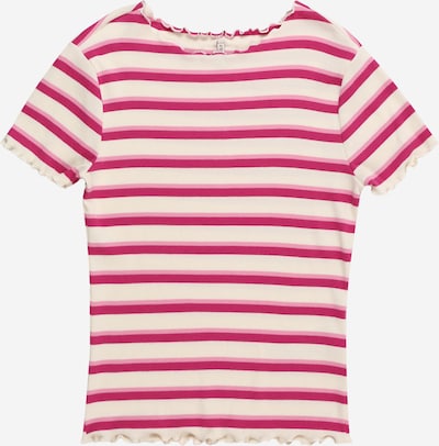 KIDS ONLY T-Shirt 'EVIG' en beige / fuchsia / rose, Vue avec produit