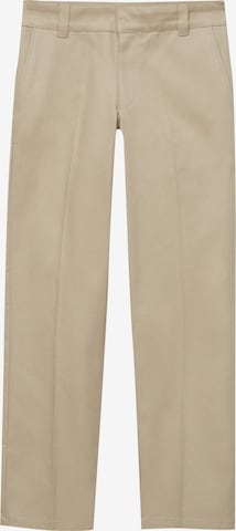 Pull&Bear Loose fit Pleated Pants in Beige: front