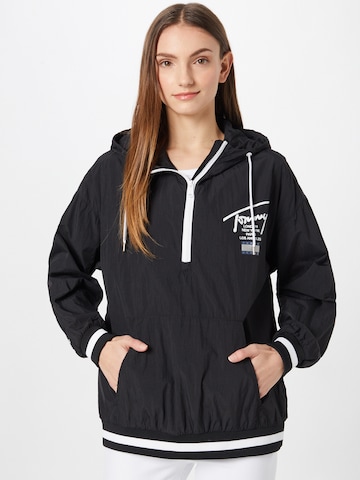 Tommy Jeans Between-Season Jacket in Black: front