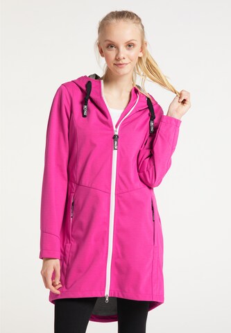 myMo ATHLSR Raincoat in Pink: front