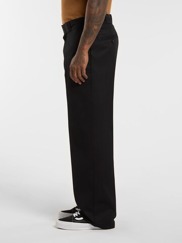DICKIES Loosefit Παντελόνι με τσάκιση σε μαύρο