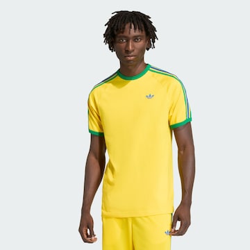 T-Shirt ADIDAS ORIGINALS en jaune : devant
