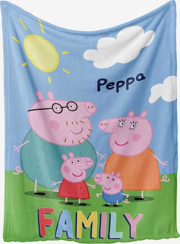 Peppa Pig Babydeken in Blauw: voorkant