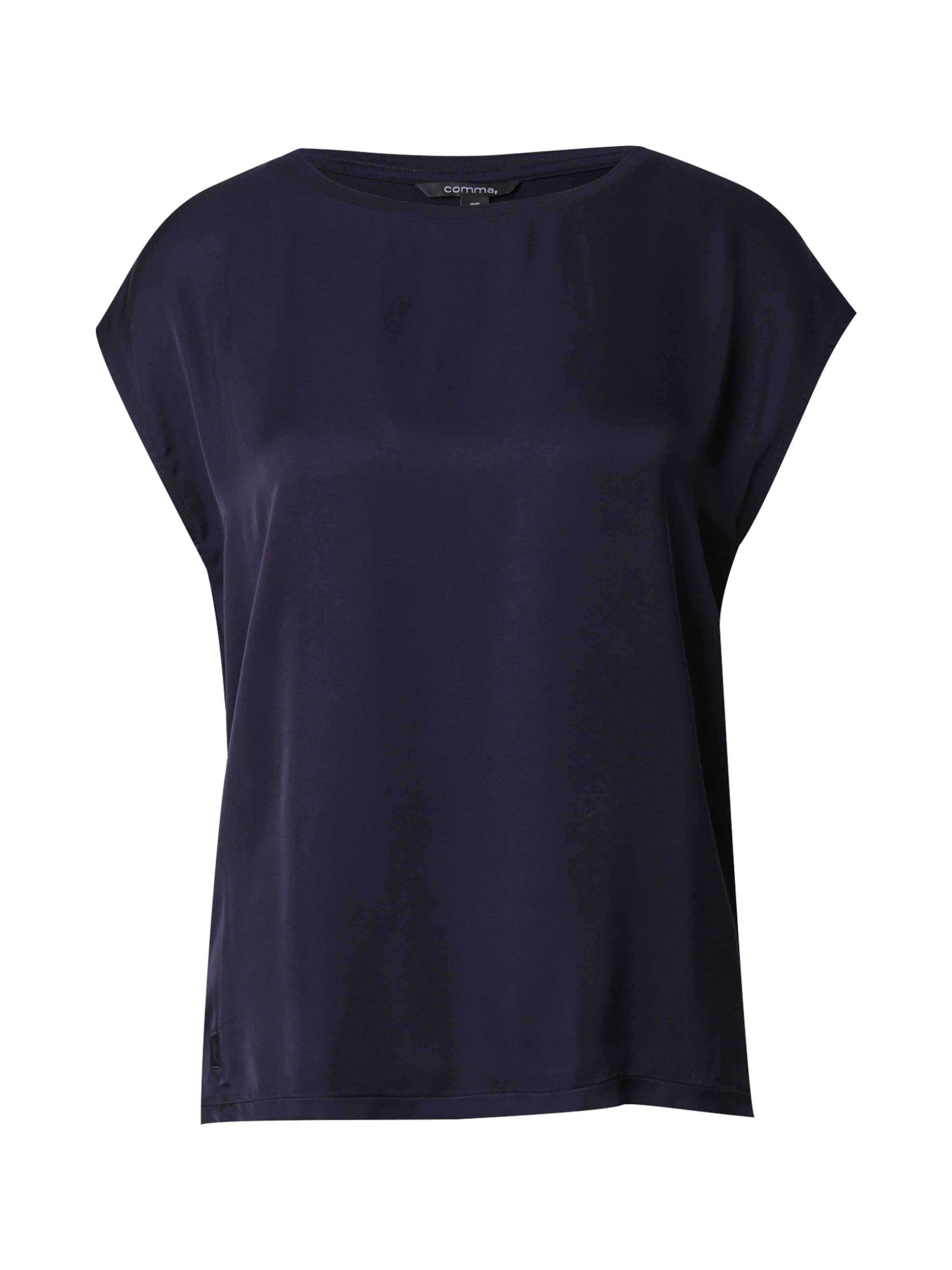 COMMA Tričko - Modrá: predná strana