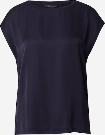 T-shirt COMMA en bleu : devant