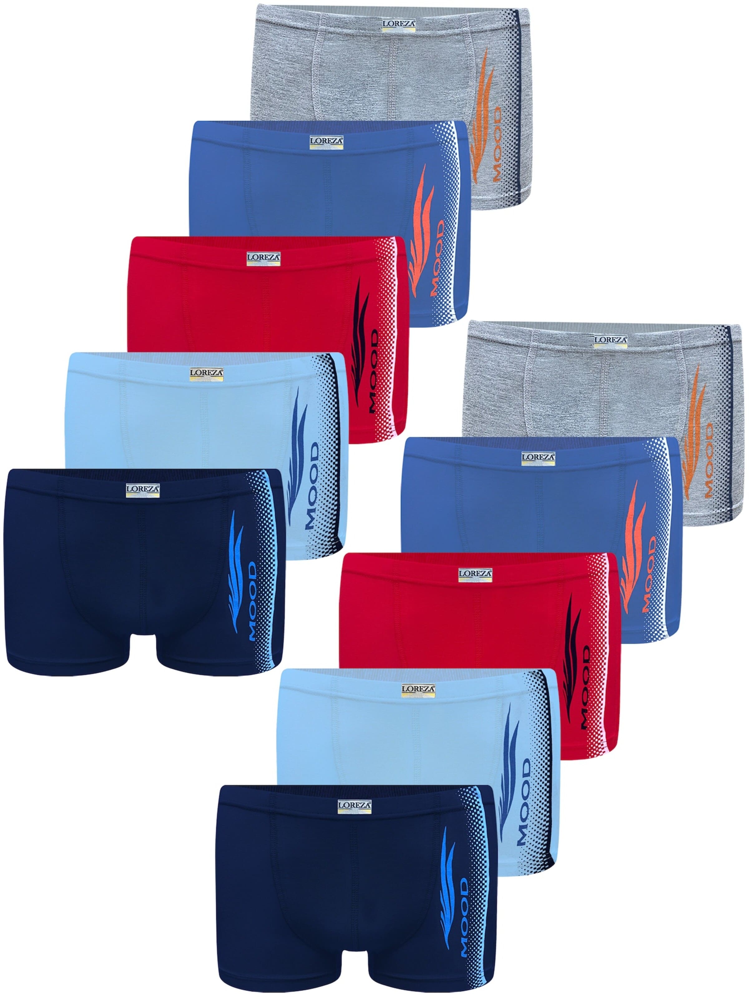 LOREZA Underpants 'Jungen Boxershorts Tim' in Mixed colours: front
