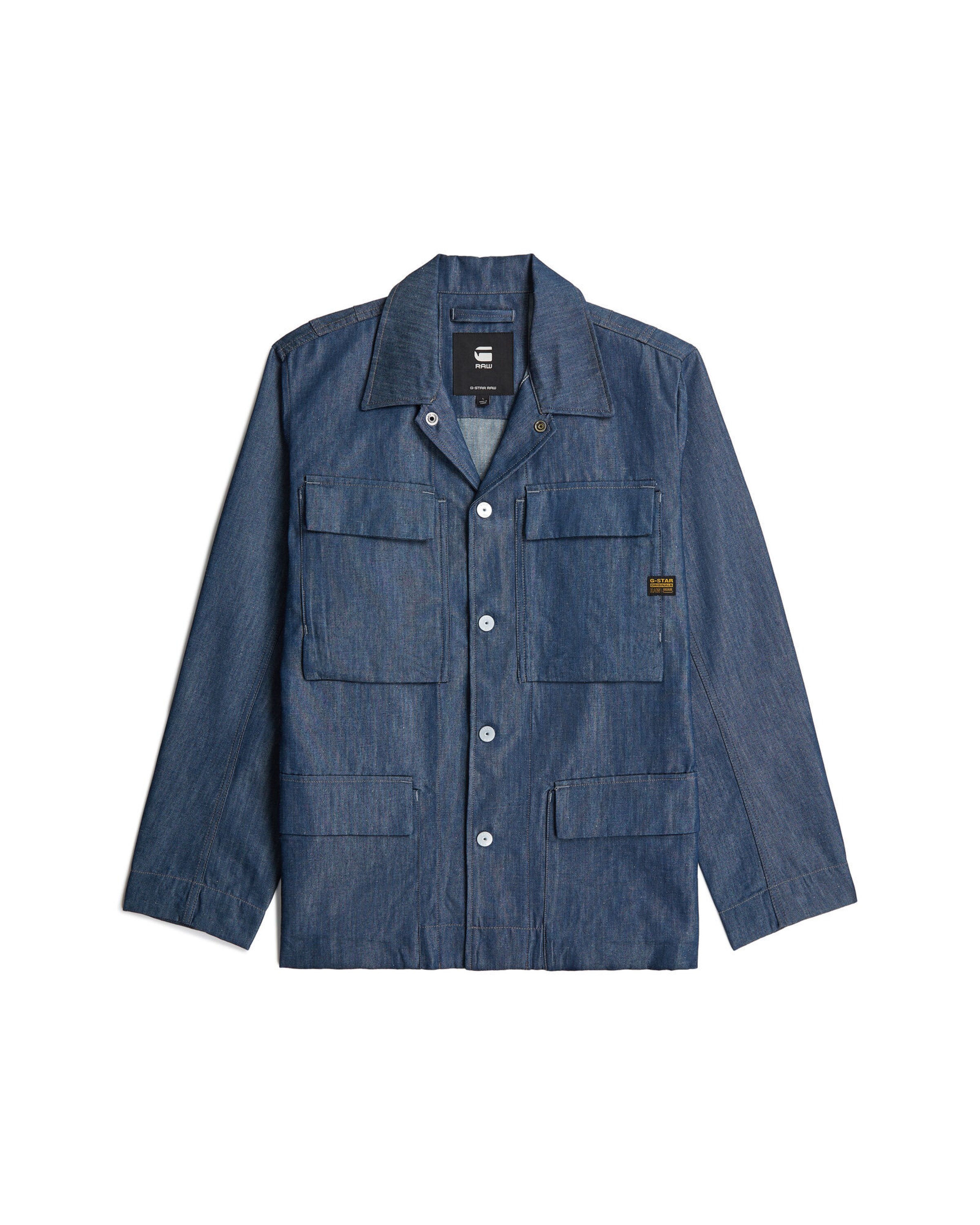 G-STAR Overshirt in Blau: Vorderseite