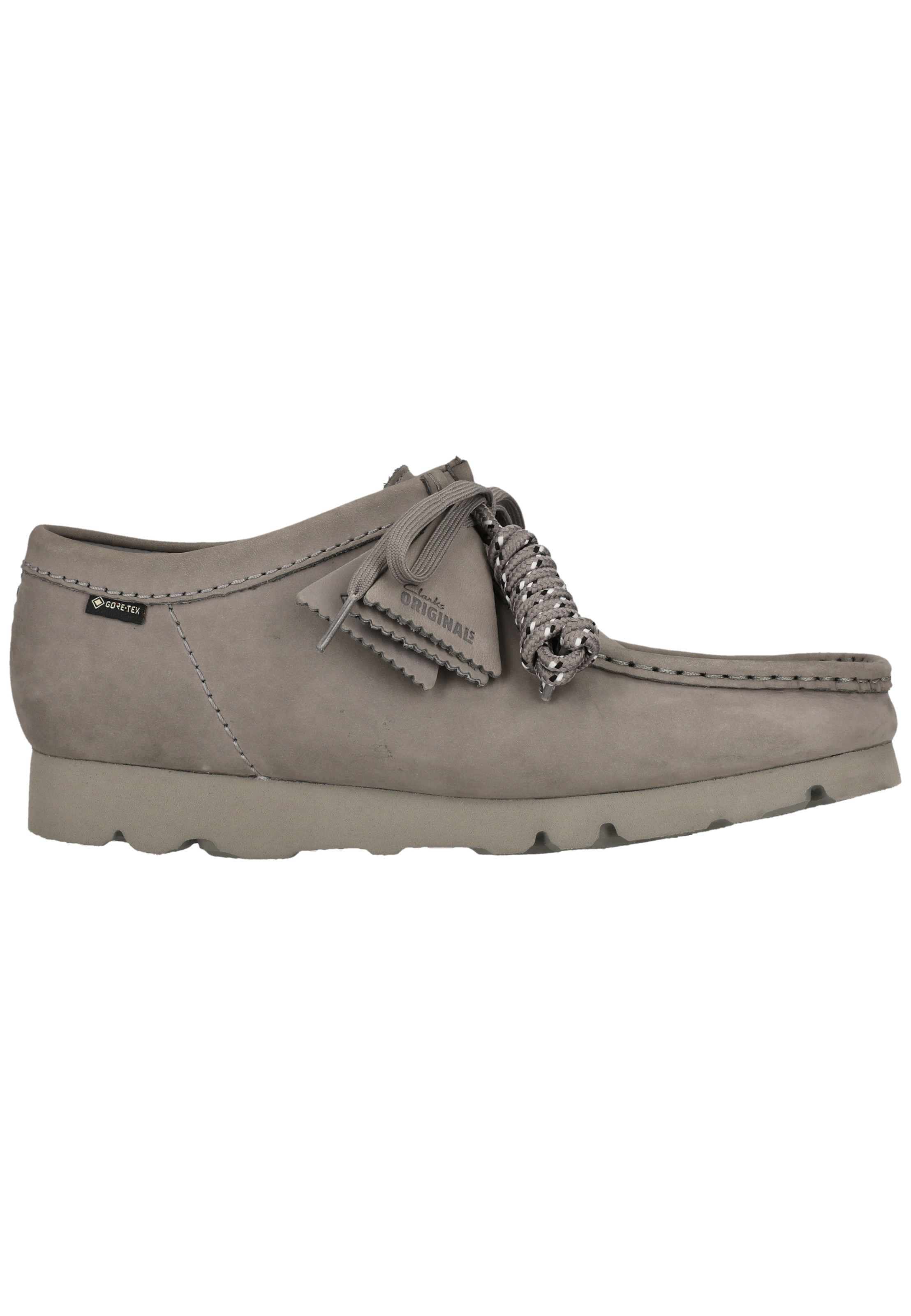 CLARKS Lace-up shoe 'Wallabee' in Grey