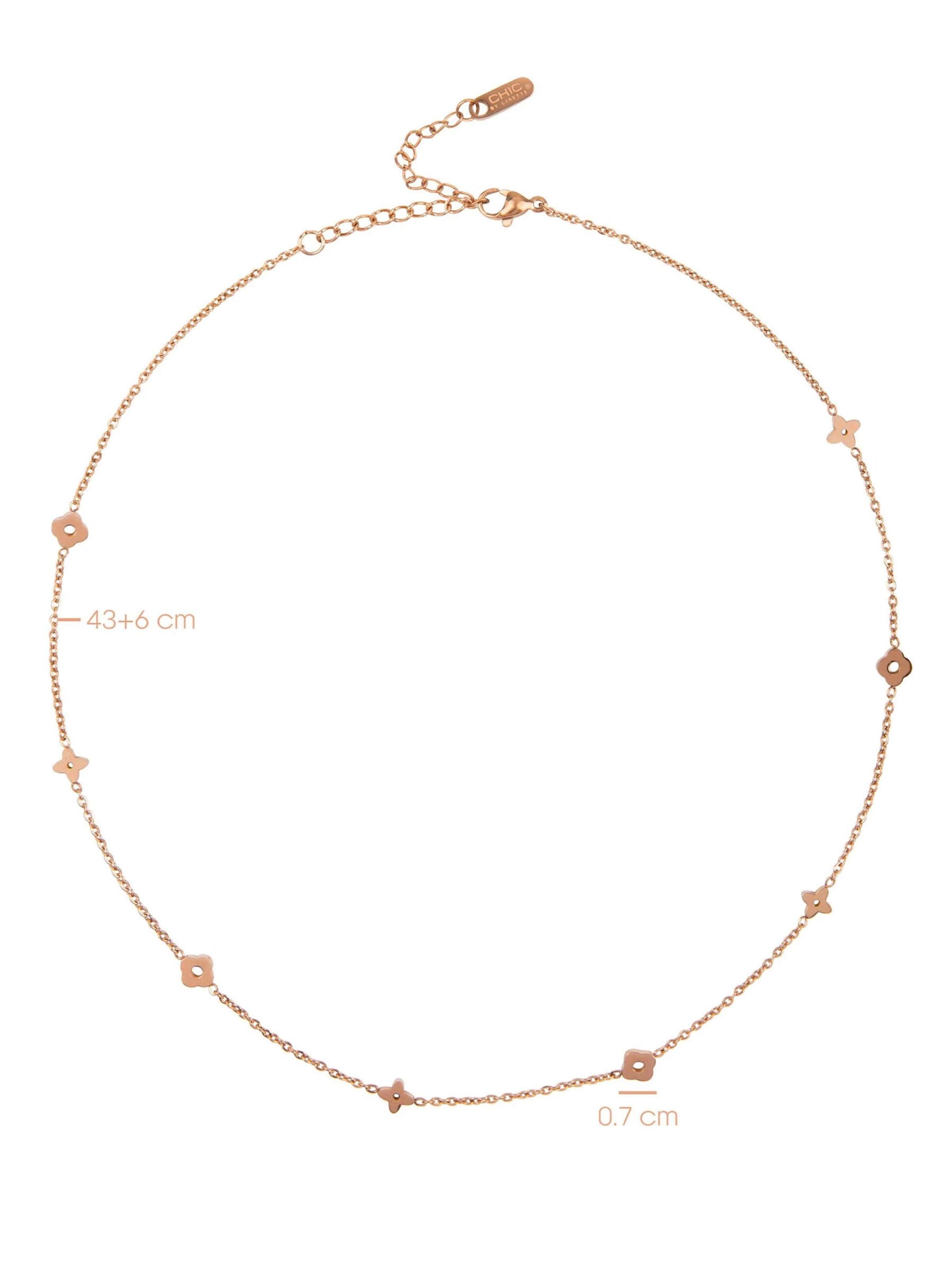 Chaîne 'Necklace Rome Clover' Chic by Lirette en or